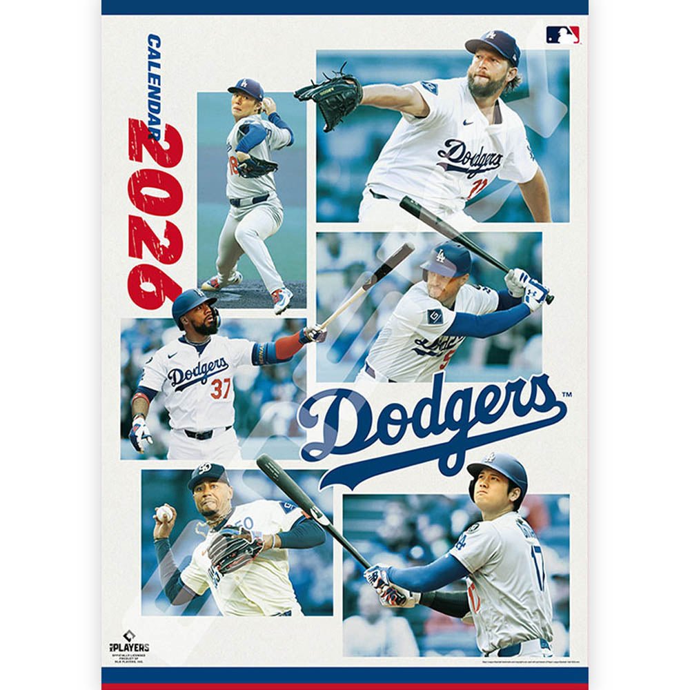 LOS ANGELES DODGERS(MLB) ロサンゼルスドジャース - ロサンゼルス・ドジャース 2026年カレンダー / 壁掛け / カレンダー・ダイアリー - PGS
